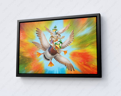 Migration Cinematic Movie Poster Canvas
