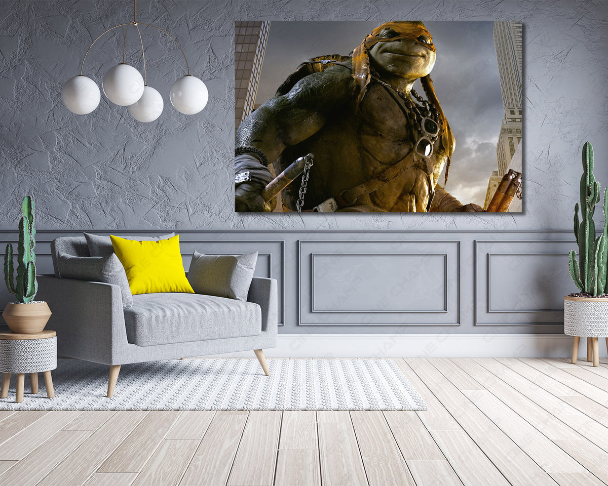 Mikey Teenage Mutant Ninja Turtles Poster Canvas