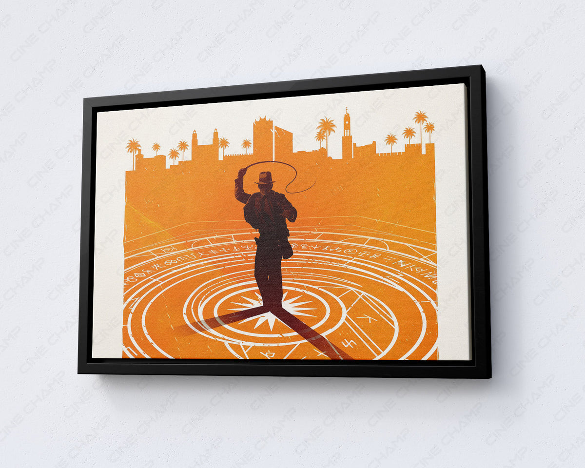 Minimal adventure movie canvas for home