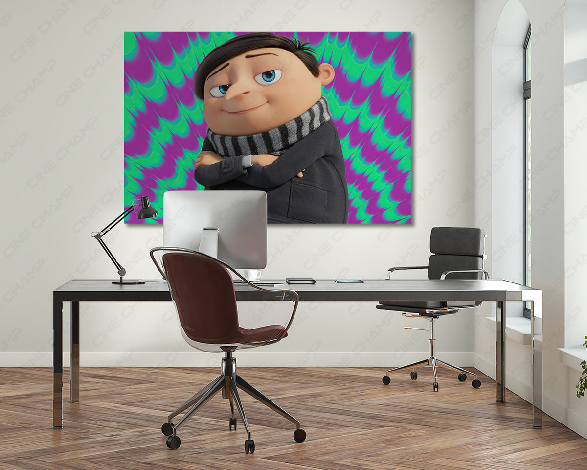 Minions wall art for gaming room