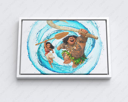 Moana movie wall decor