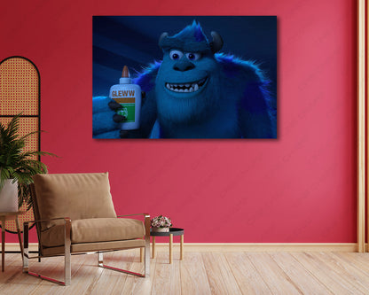 Monsters Inc character canvas artwork
