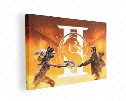 Mortal Kombat II Canvas Print Premium Wall Art