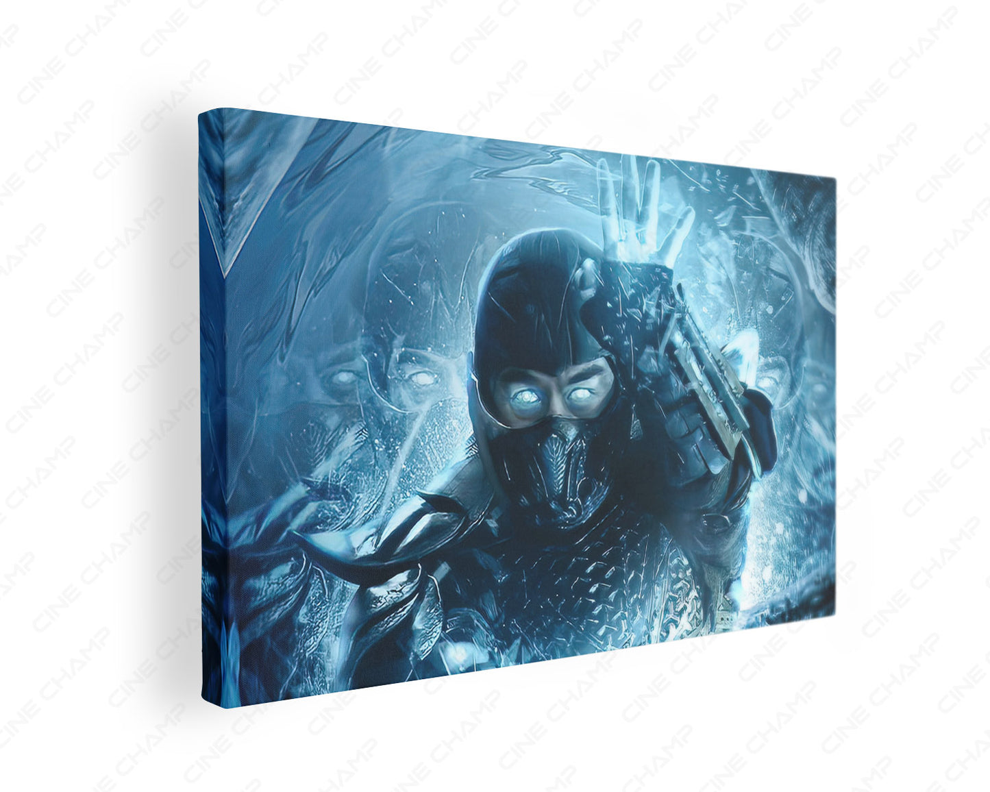 Mortal Kombat Sub Zero Canvas Wall Art