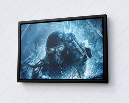 Mortal Kombat Sub Zero Canvas Wall Art