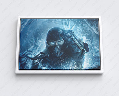 Mortal Kombat Sub Zero Canvas Wall Art
