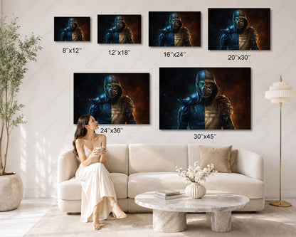 Mortal Kombat Character Wall Art