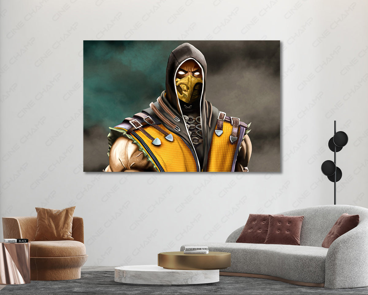 Mortal Kombat Gaming Room Wall Art