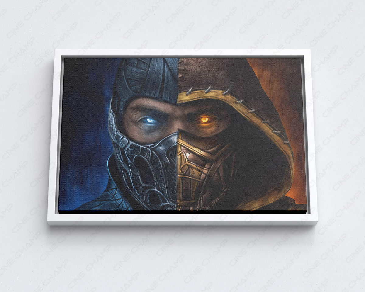 Mortal Kombat Rivalry Canvas Print