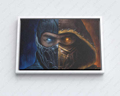 Mortal Kombat Rivalry Canvas Print