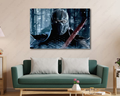 Mortal Kombat Sub-Zero Canvas Print