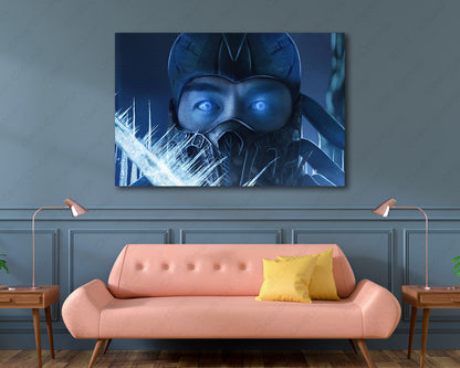 Mortal Kombat Sub-Zero Gaming Canvas