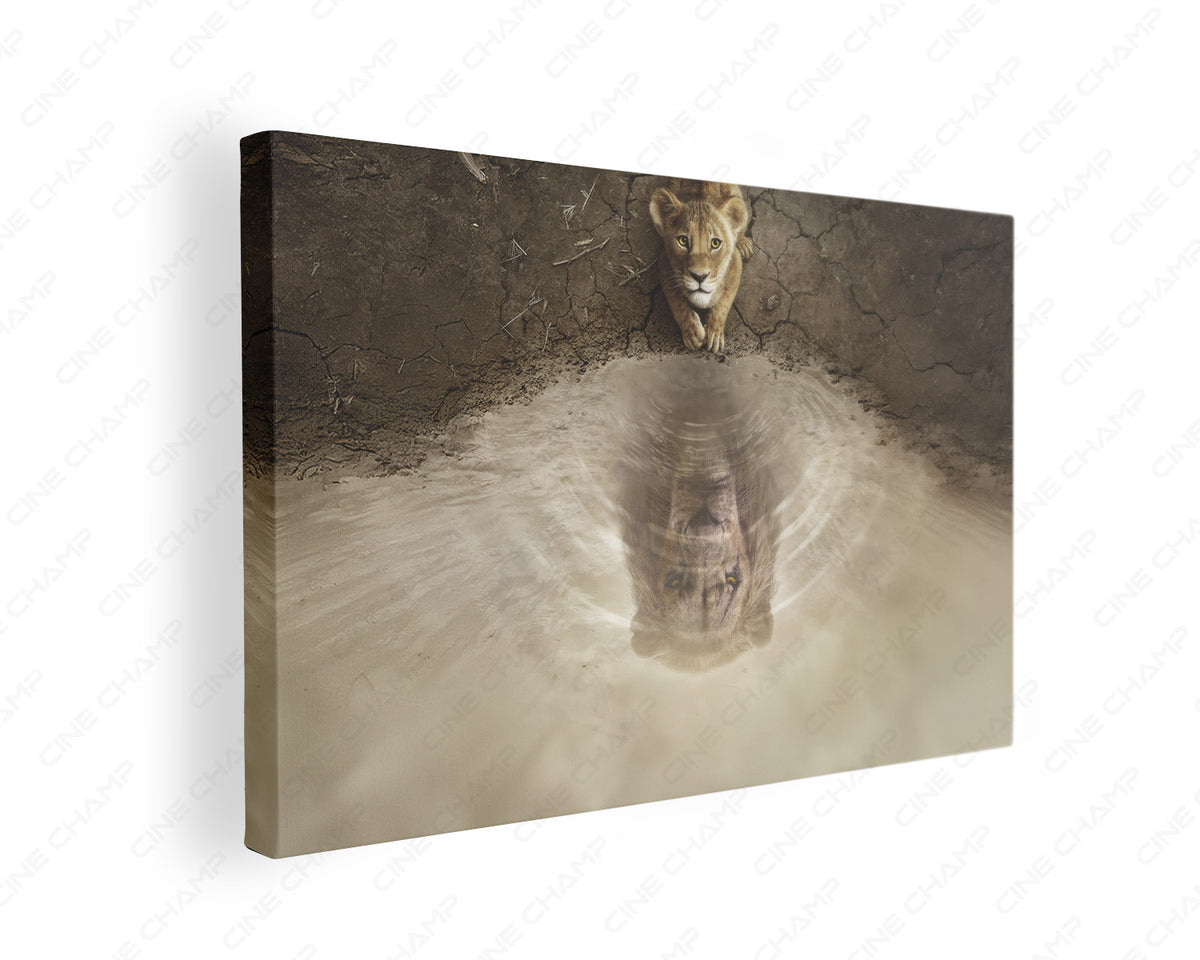 Mufasa The Lion King canvas wall art