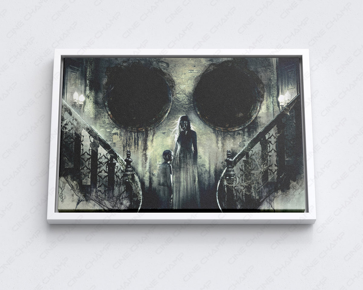 Mysterious thriller movie canvas artwork
