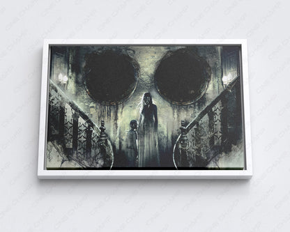 Mysterious thriller movie canvas artwork
