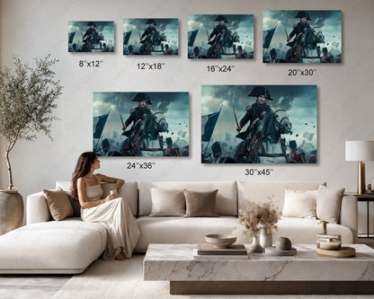 Napoleon Canvas Print Historical Movie Wall Art