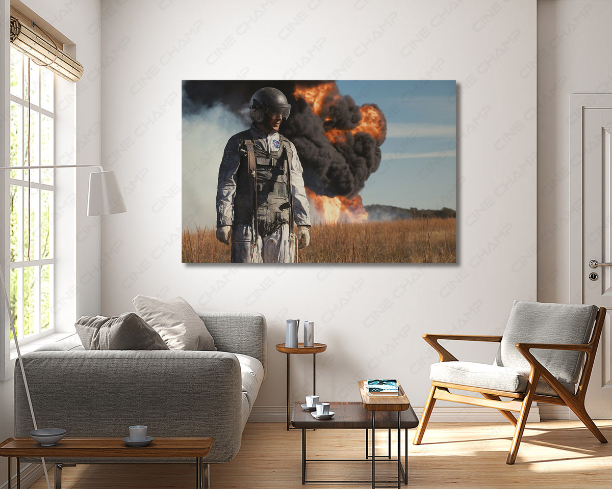 Neil Armstrong Moon landing wall decor