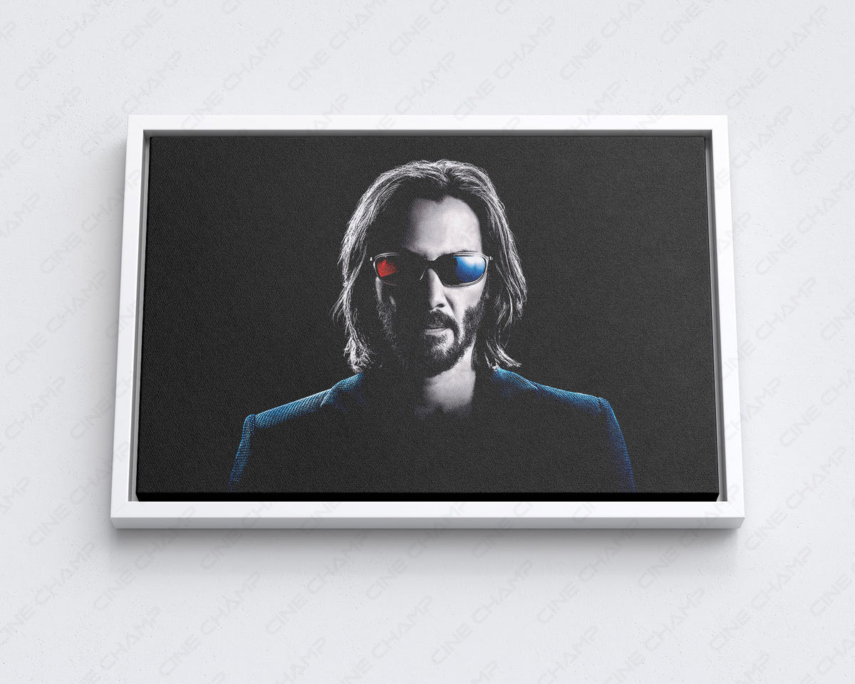 Neo Keanu Reeves Sci-Fi Wall Art