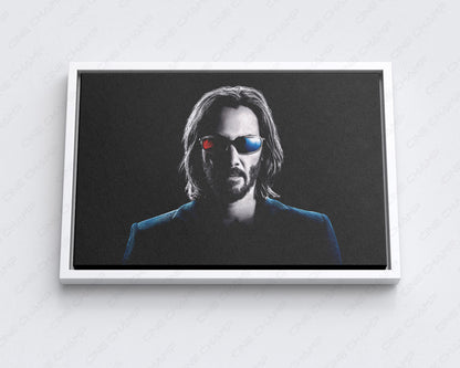 Neo Keanu Reeves Sci-Fi Wall Art