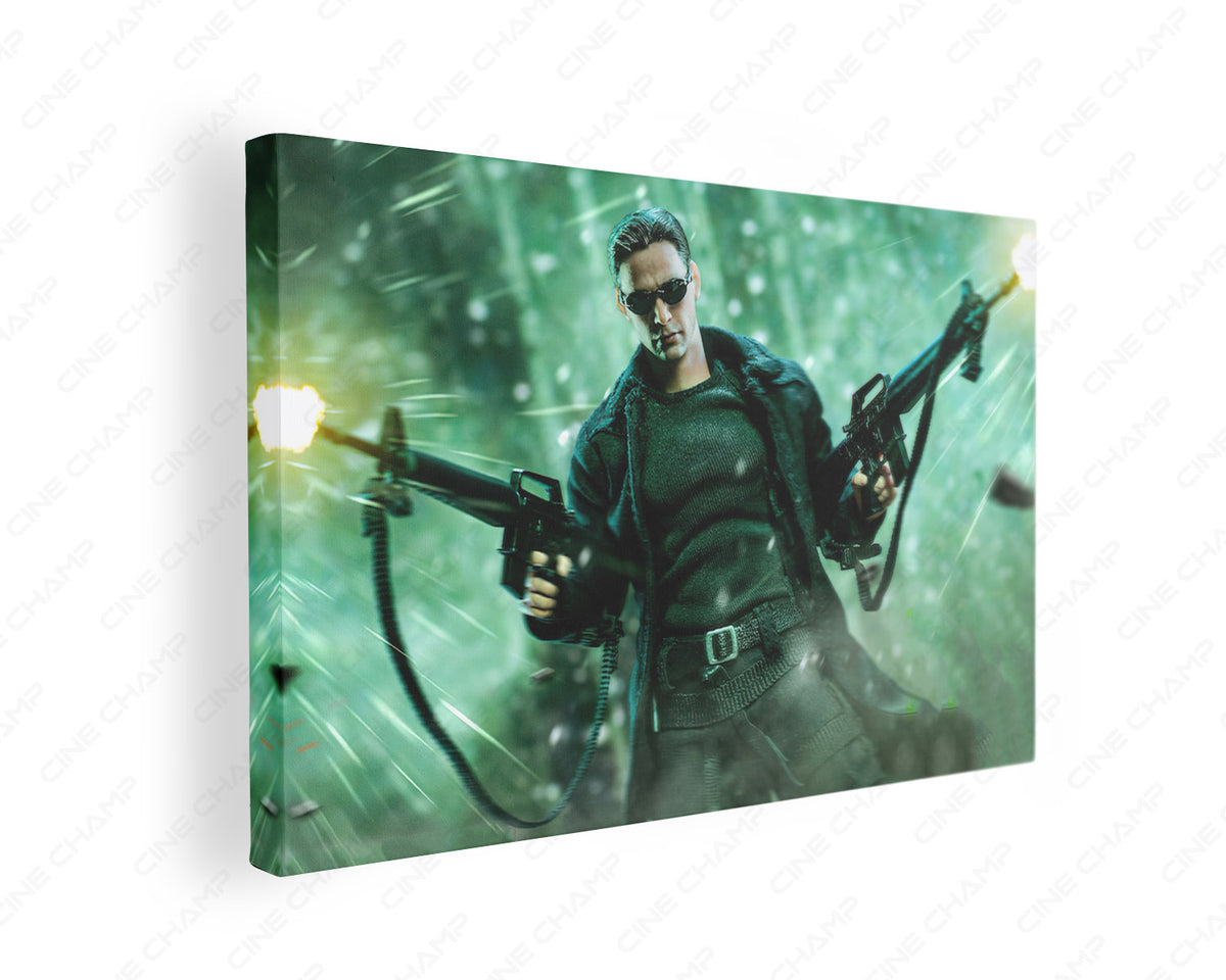 Neo Matrix Canvas Wall Art