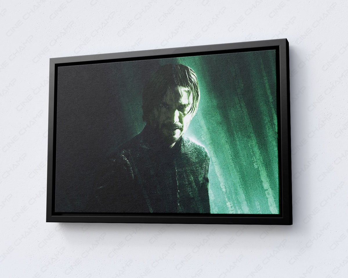Neo Sci-Fi Cinematic Canvas Artwork