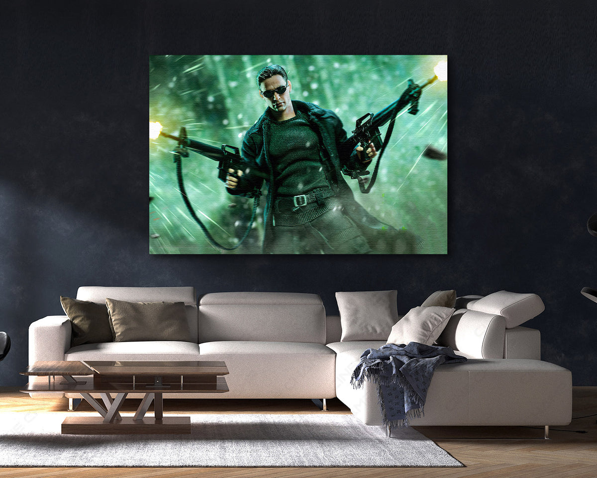 Neo The Matrix Canvas Print