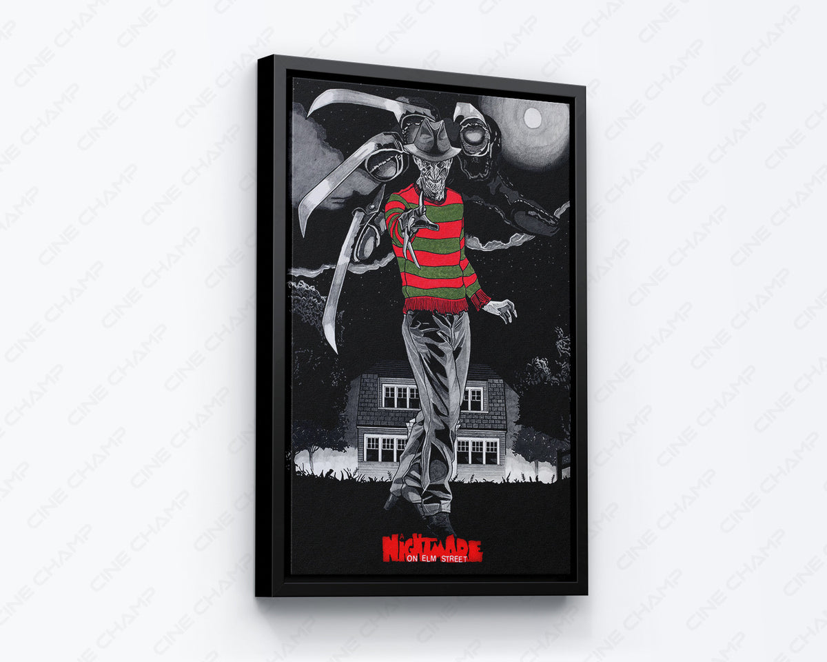 Nightmare on Elm Street Halloween Canvas Print