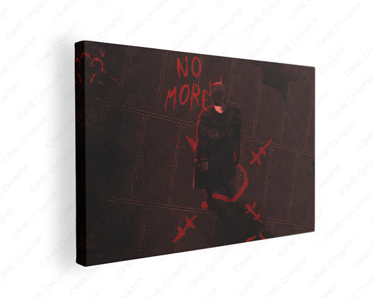No More Lies Batman Canvas Wall Art
