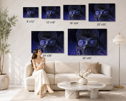 Noob Saibot Fighting Game Canvas