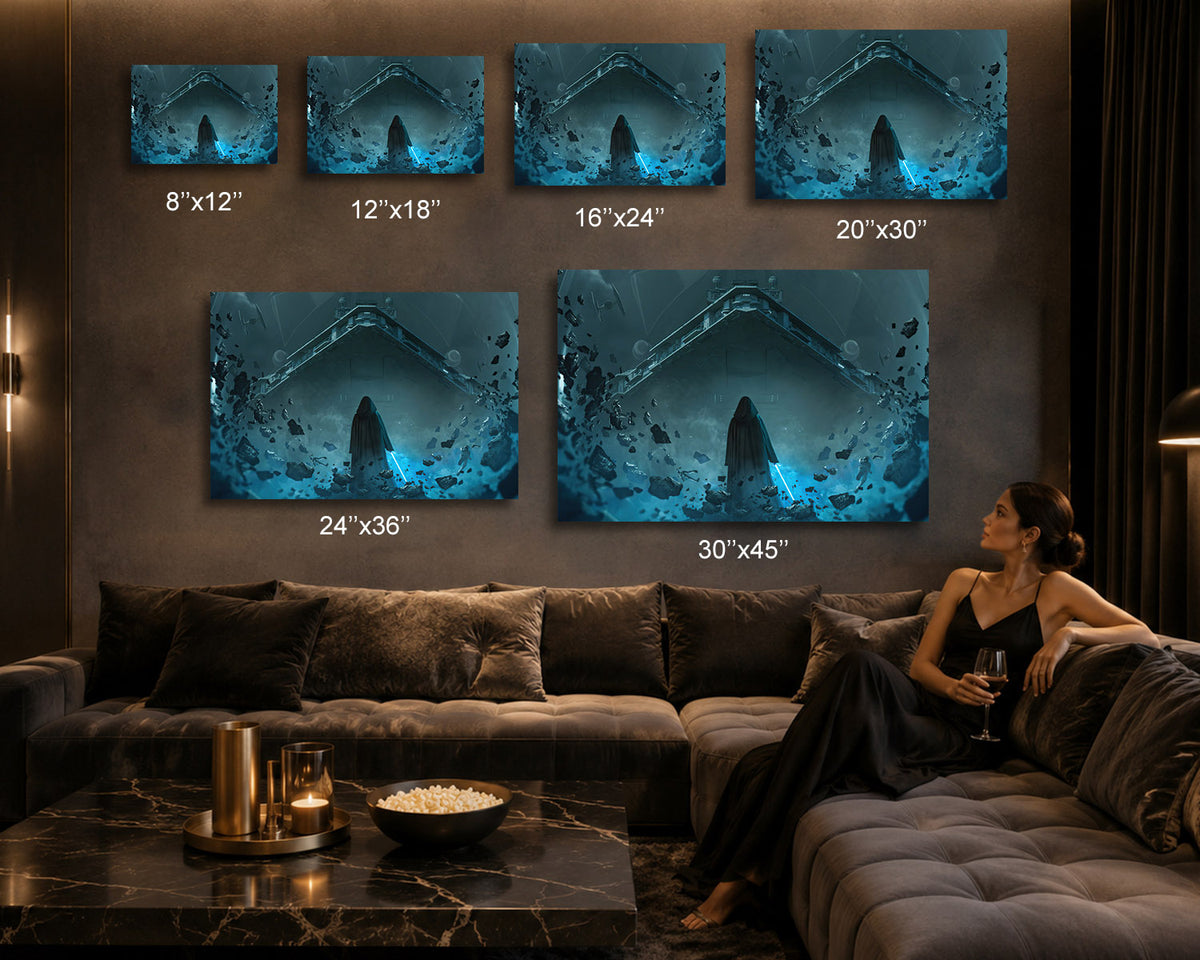 Obi Wan Jedi Character Wall Art