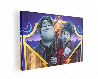 Onward Animated Movie Canvas Print