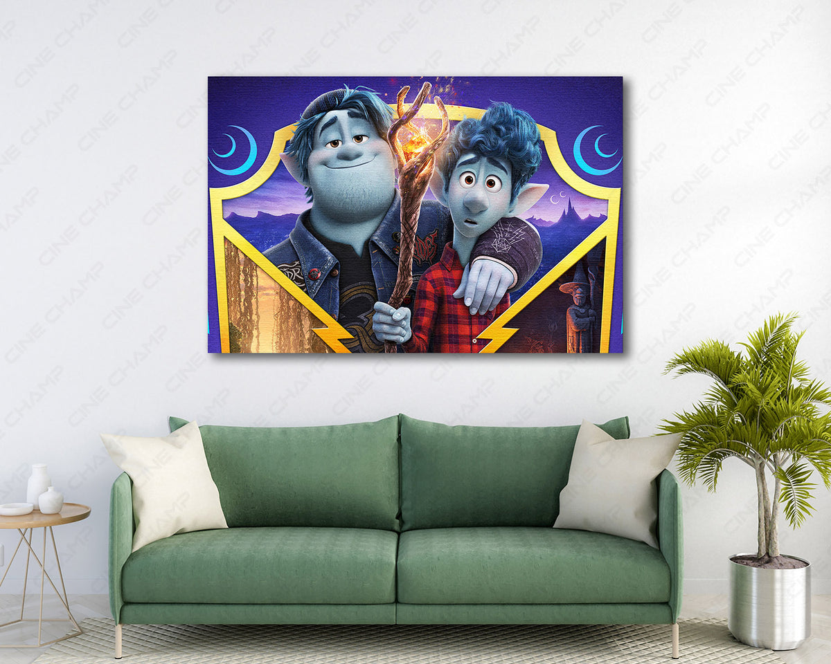 Onward Magical Fantasy Poster Canvas