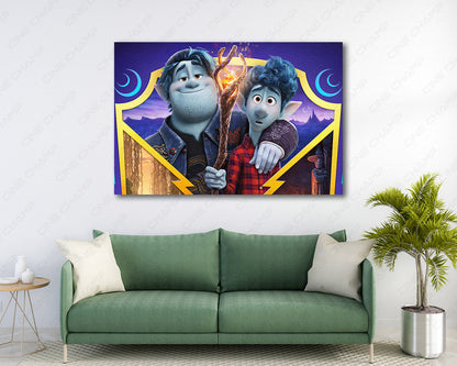 Onward Magical Fantasy Poster Canvas