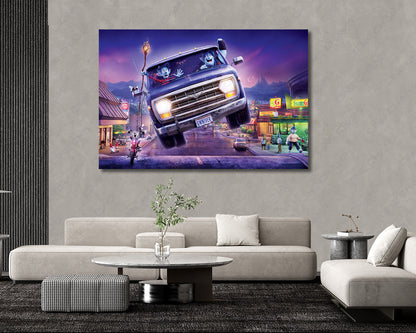 Onward Pixar Movie Canvas Print