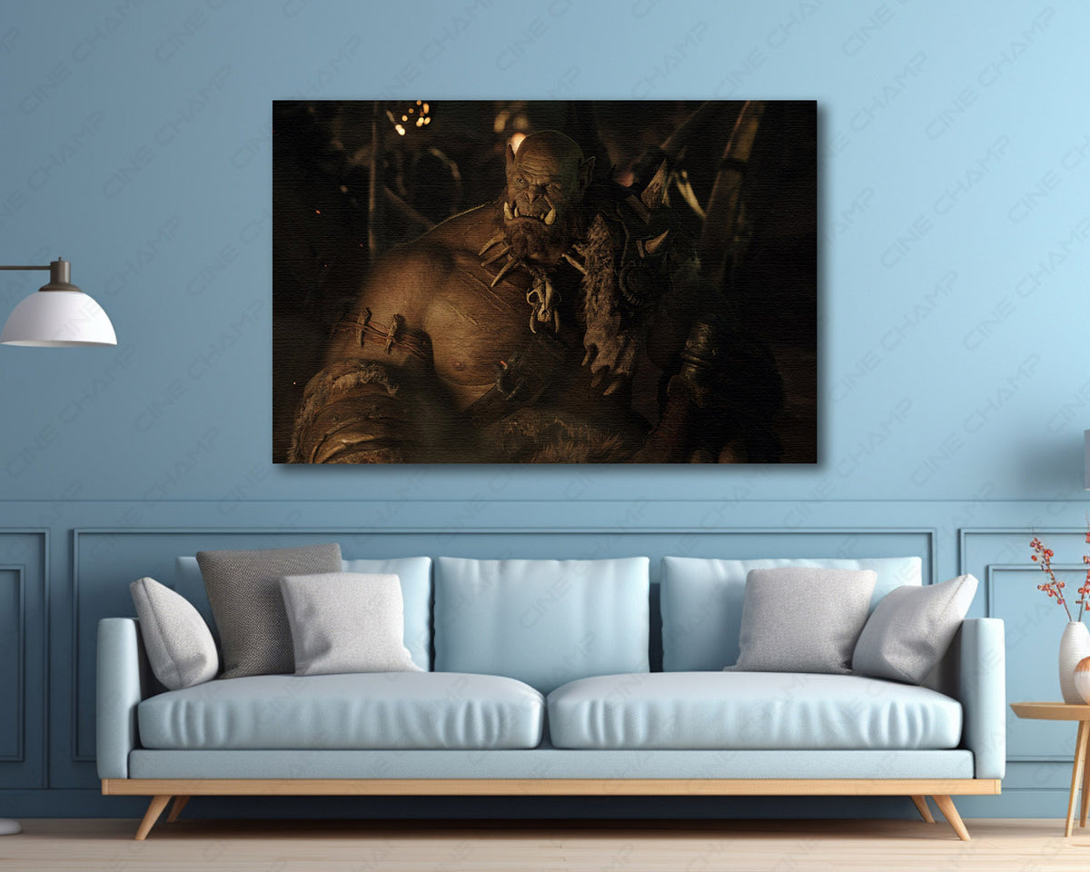 Orgrim Orc Warrior Canvas Print