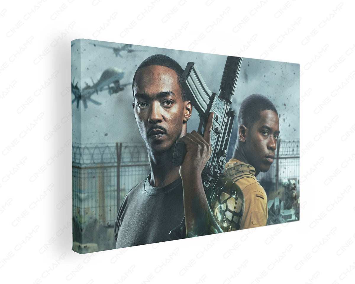 Outside The Wire Canvas Wall Art