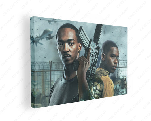 Outside The Wire Canvas Wall Art