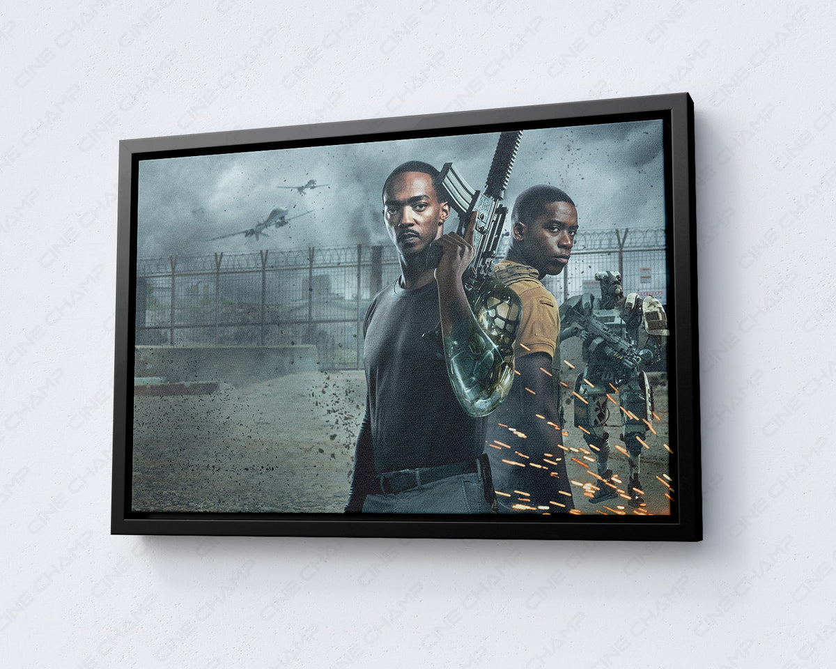 Outside the Wire Military Canvas Artwork