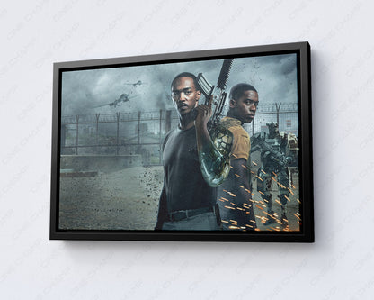 Outside the Wire Military Canvas Artwork