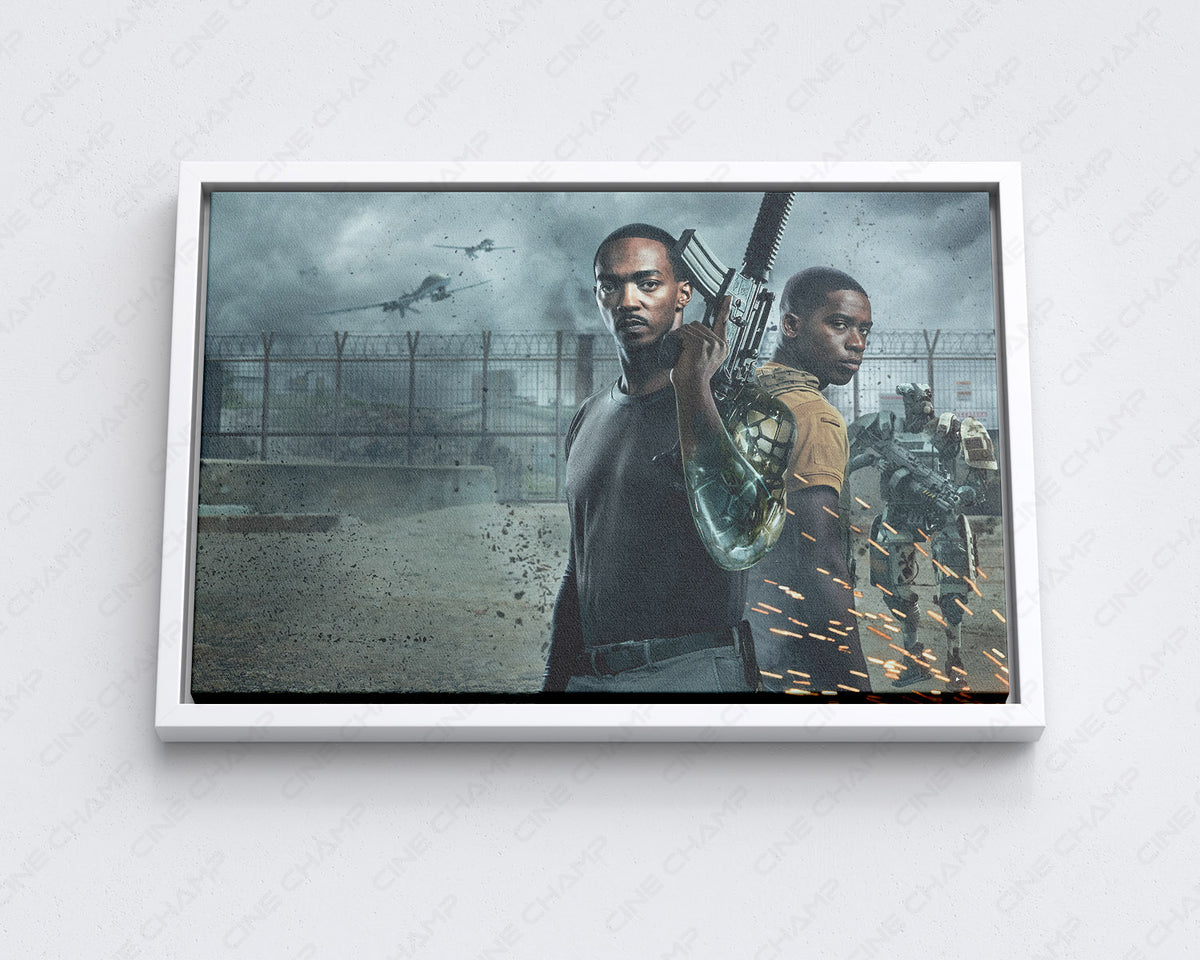 Outside the Wire Movie Poster Canvas