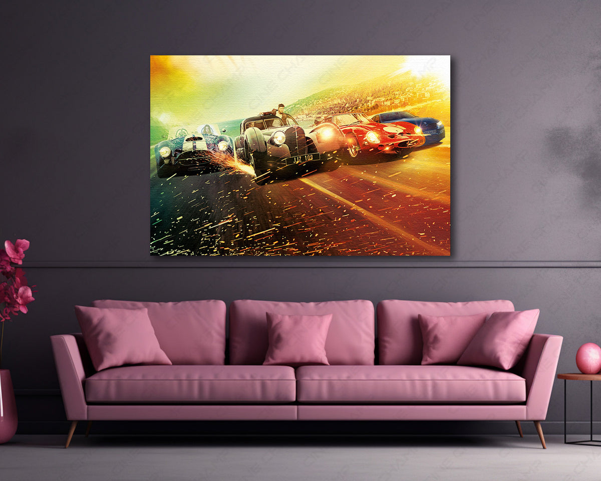 Overdrive Car Movie Canvas Print