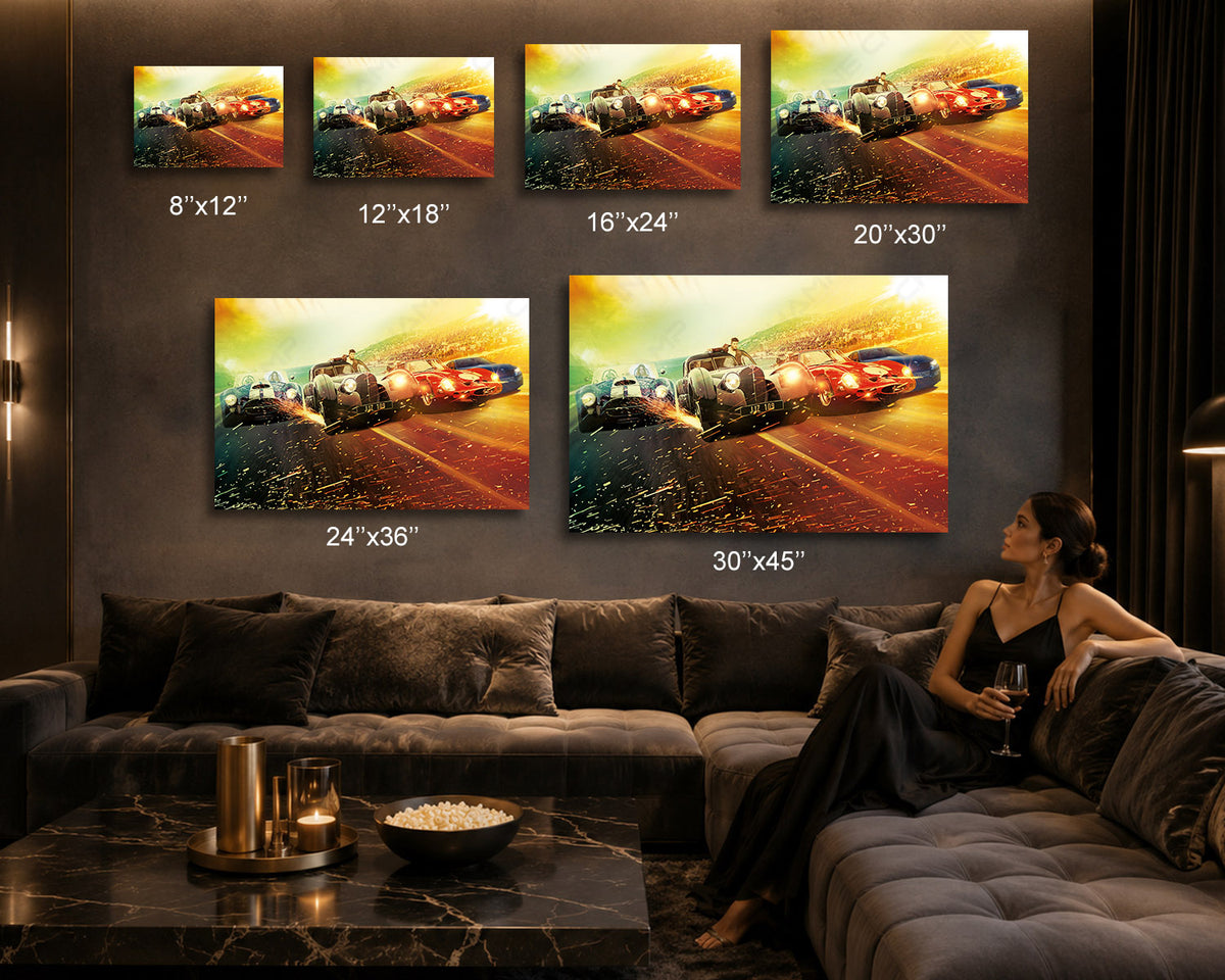 Overdrive Luxury Car Wall Art