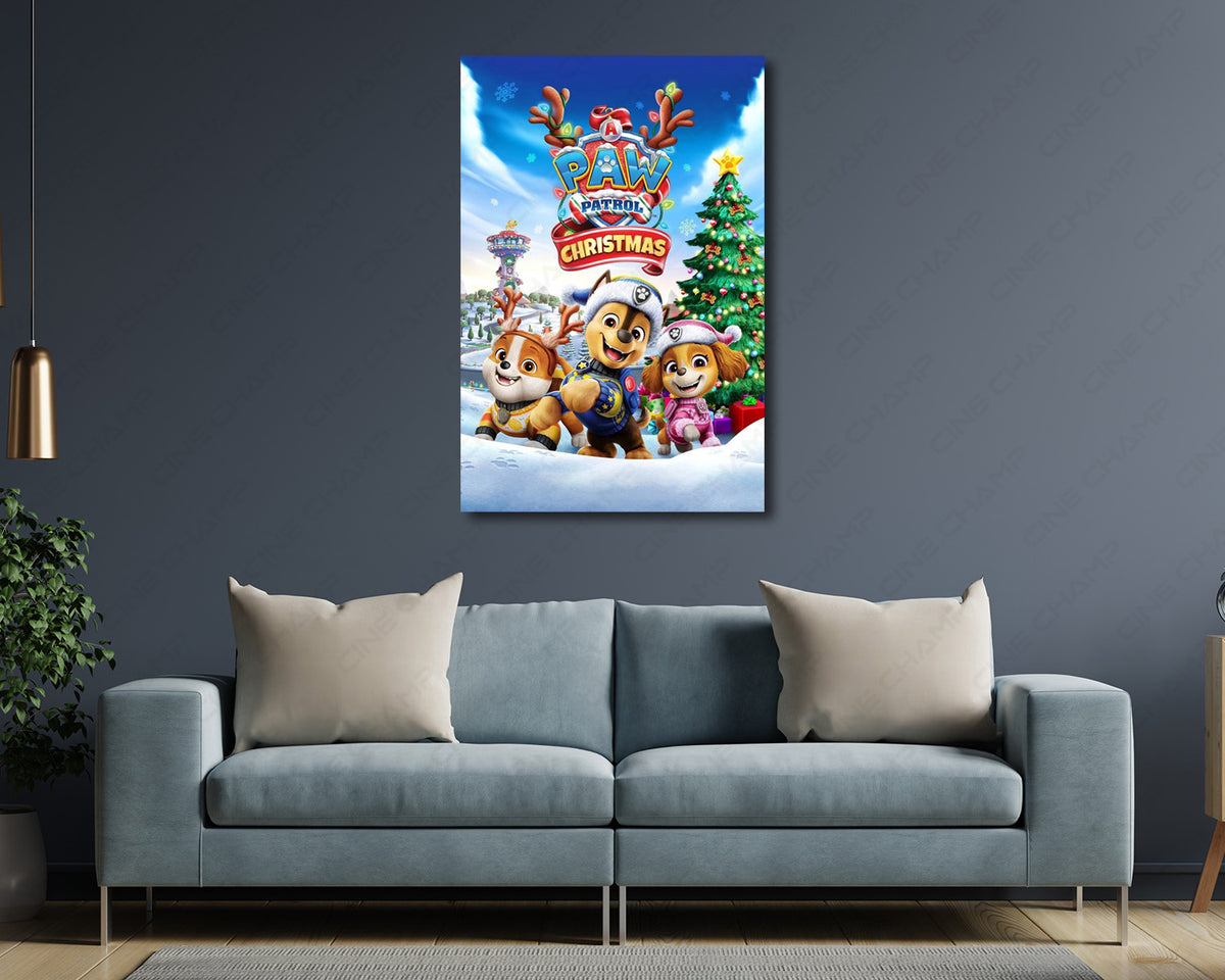 PAW Patrol Christmas Holiday Canvas