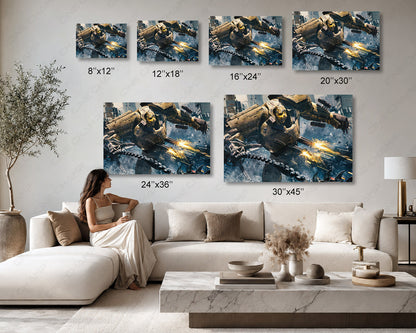 Pacific Rim Uprising Canvas Wall Art