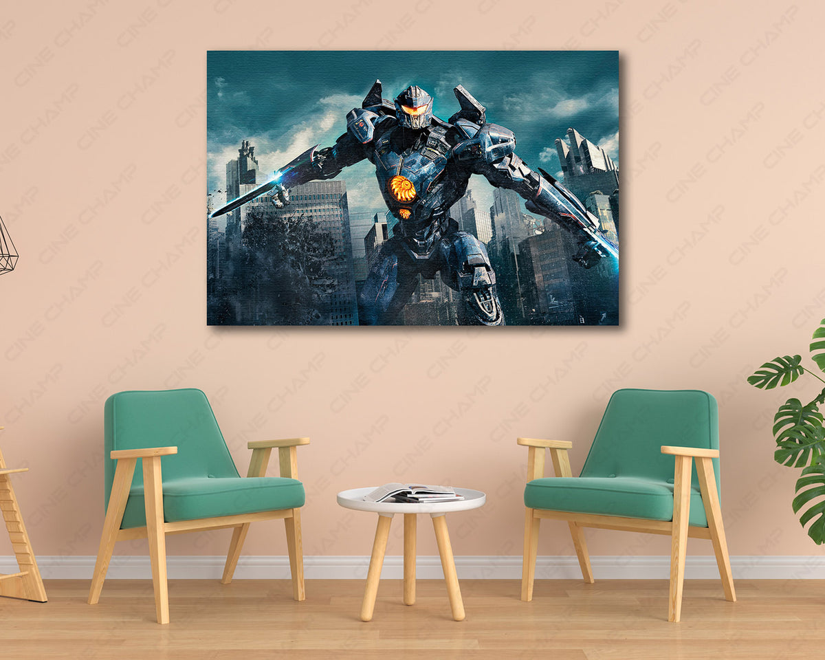 Pacific Rim Uprising Jaeger canvas print