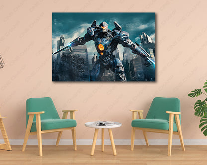 Pacific Rim Uprising Jaeger canvas print