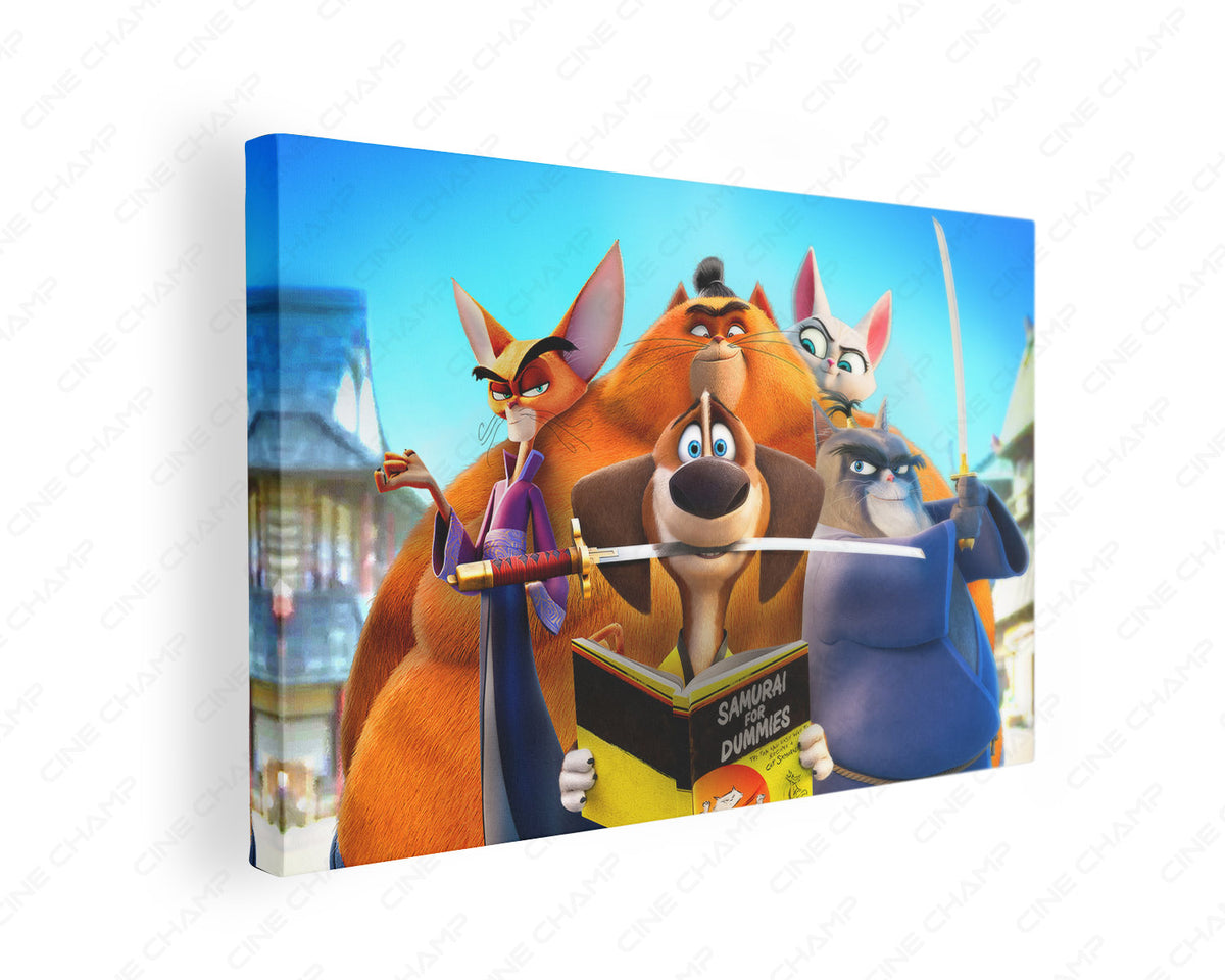 Paws Of Fury Canvas Wall Art