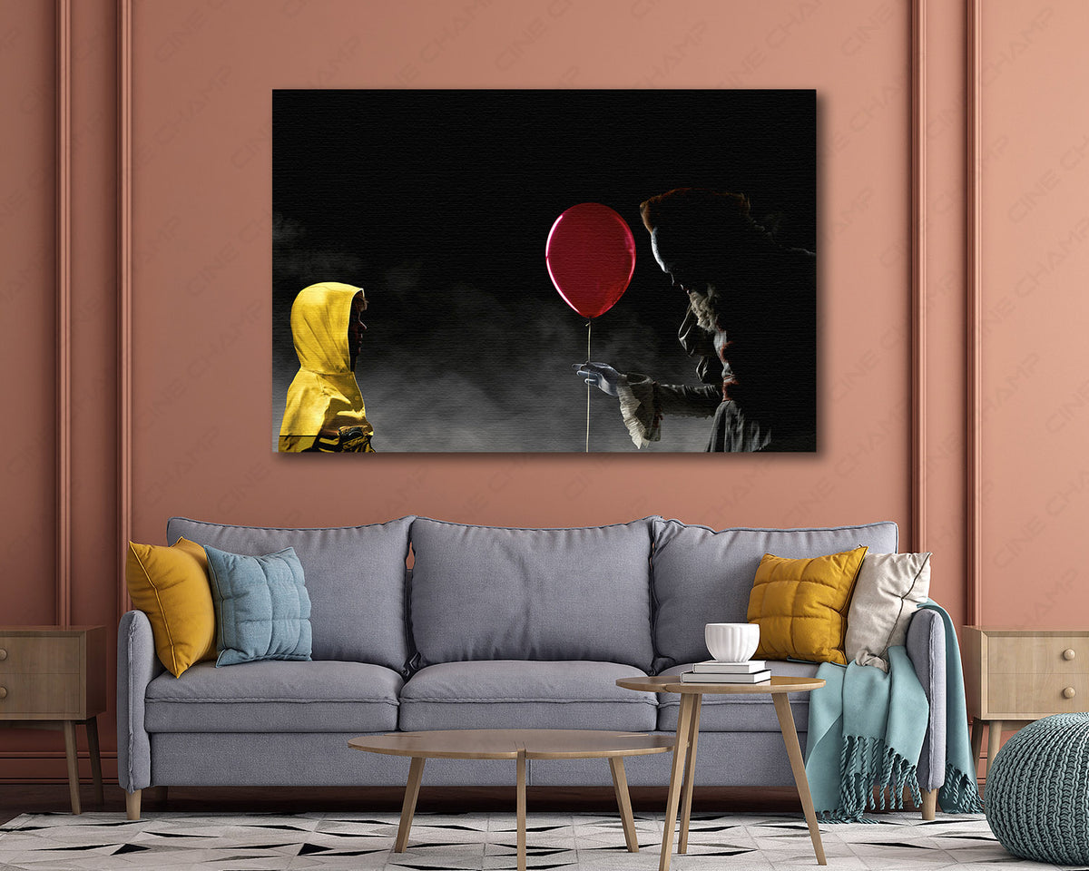Pennywise balloon movie artwork