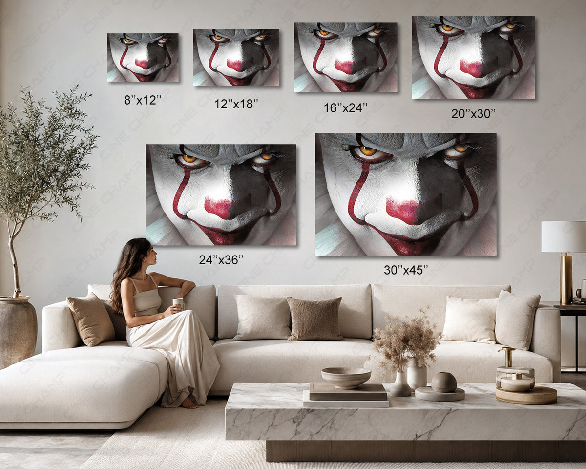 Pennywise dark movie wall artwork