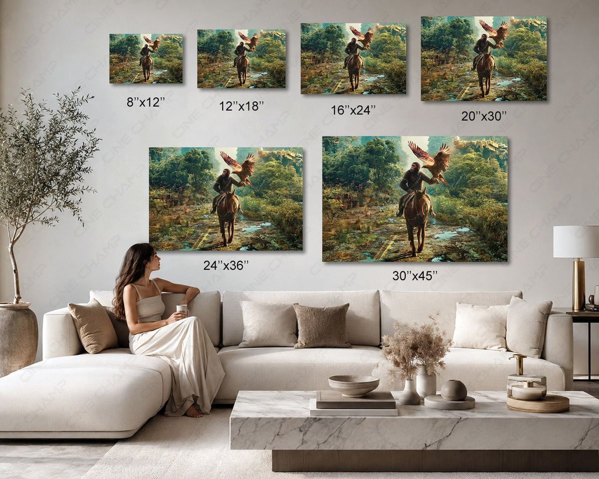 Perfect Wall Decor For Planet Of The Apes Fans